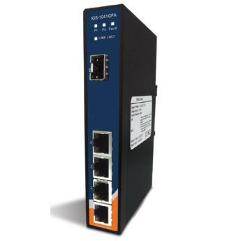 ORING-IGS-1041GPA ORing Industrial Networking Corp. IGS-1041GPA ORing GigE 4x 10/100/1000TX + 1x SFP Unmanaged Switch, Slim Type